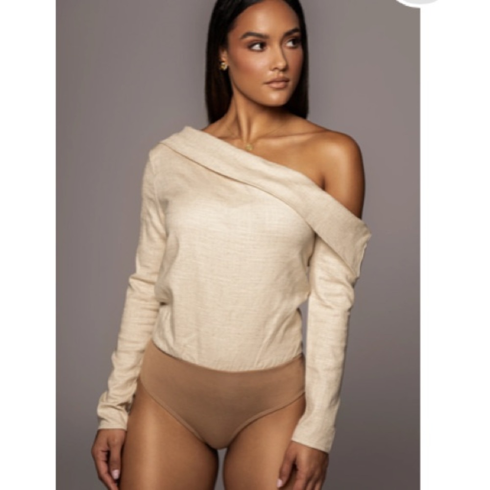 Sand bodysuit size small JLUXLABEL